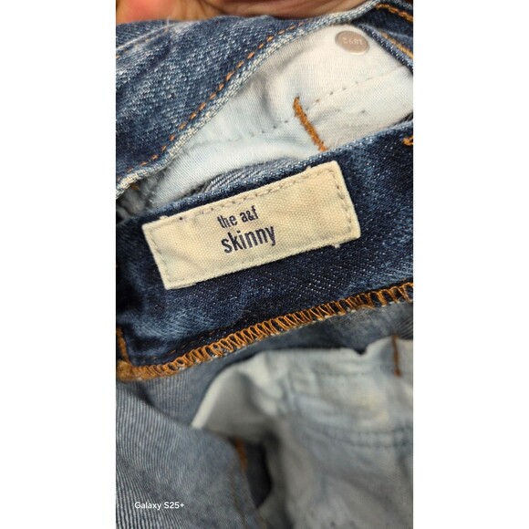 Abercrombie Kids Size 16 The A&F Skinny Blue Denim Jeans Youth EUC - Picture 7 of 12